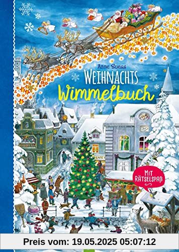 Weihnachtswimmelbuch: Mit Rätselspaß für Kinder ab 2 Jahren (Wimmelbücher)