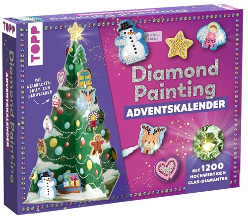 Weihnachtszauber - Der Diamond-Painting-Adventskalender. Mit Material und Werkzeug für 24 Baumanhänger Weihnachtszauber - Der Diamond-Painting-Adventskalender. Mit Material und Werkzeug für 24 Baumanhänger
