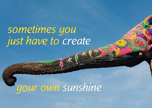 Weisheits-Postkarte 17/ VE10: Sometimes you just have to create your own sunshine Weisheits-Postkarte 17/ VE10: Sometimes you just have to create your own sunshine von Kamphausen Media GmbH