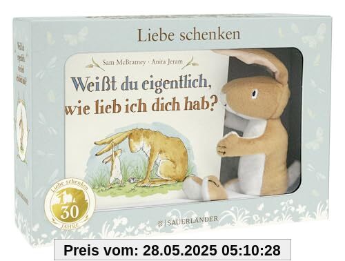 Weißt du eigentlich, wie lieb ich dich hab?: Geschenk-Box - Pappbilderbuch und Kuschelhase Weißt du eigentlich, wie lieb ich dich hab?: Geschenk-Box - Pappbilderbuch und Kuschelhase