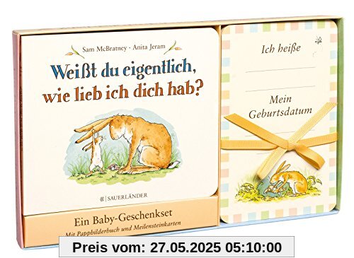 Weißt du eigentlich, wie lieb ich dich hab? Meilensteinkarten-Geschenkset Weißt du eigentlich, wie lieb ich dich hab? Meilensteinkarten-Geschenkset