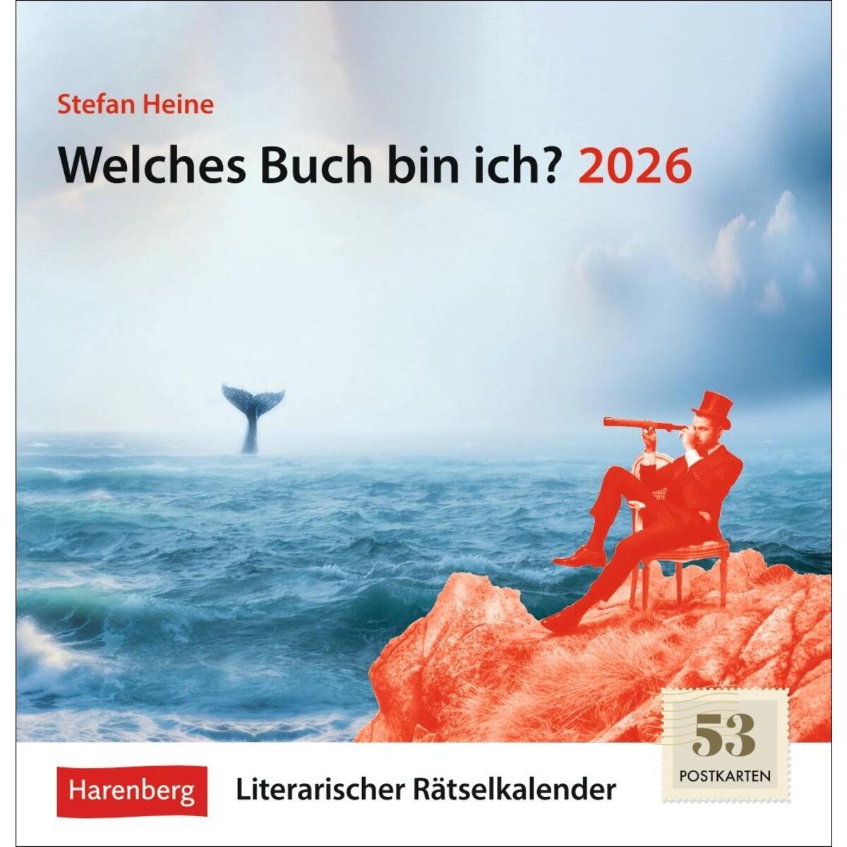 Welches Buch bin ich? Premium-Postkartenkalender 2026 - Literarischer Rätselkale... Welches Buch bin ich? Premium-Postkartenkalender 2026 - Literarischer Rätselkale... von Harenberg