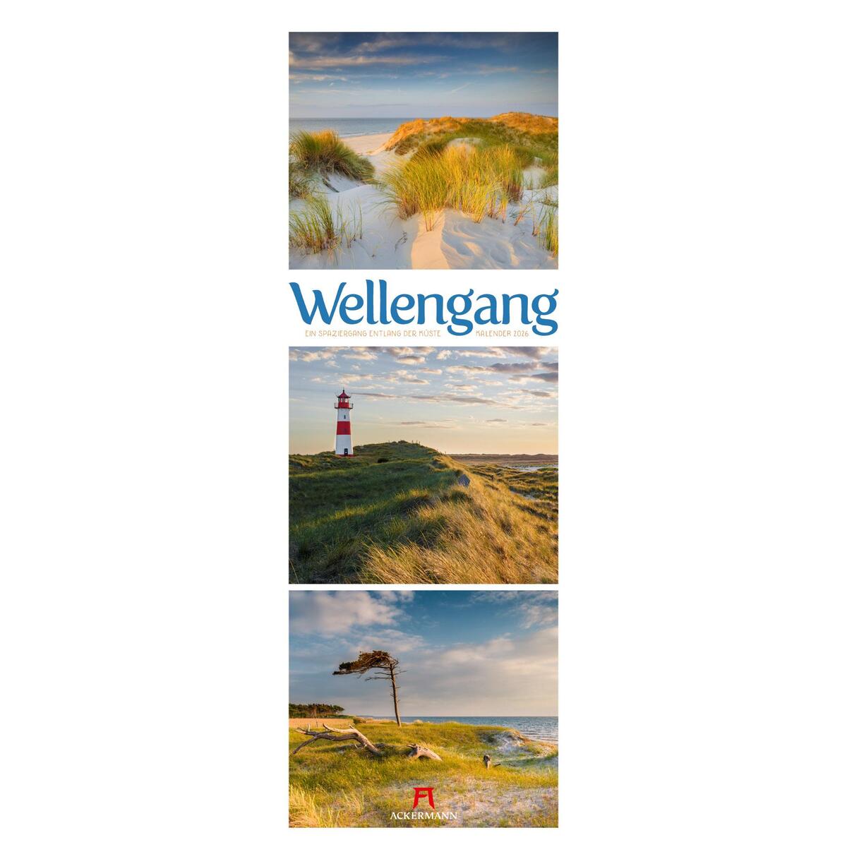 Wellengang Triplet-Kalender 2026 | Spaziergang entlang der Küste Wellengang Triplet-Kalender 2026 | Spaziergang entlang der Küste von Ackermann Kunstverlag