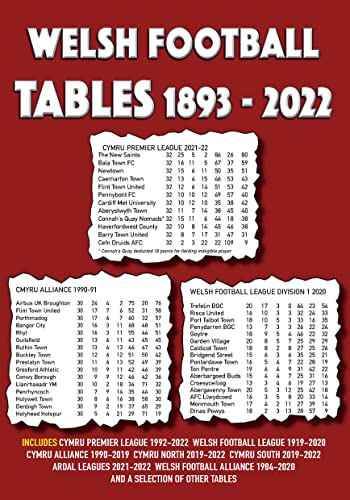 Welsh Football Tables 1893-2022 von Soccer Books Ltd
