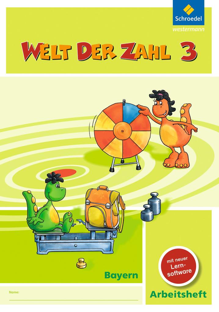 Welt der Zahl 3. Arbeitsheft mit CD-ROM. Bayern von Schroedel Verlag GmbH