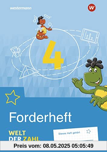 Welt der Zahl - Allgemeine Ausgabe 2021: Forderarbeitsheft 4