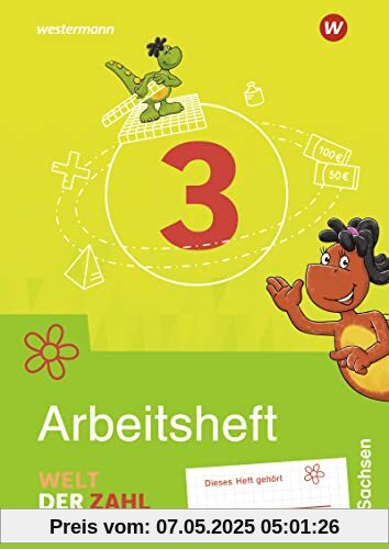 Welt der Zahl - Ausgabe 2022 für Sachsen: Arbeitsheft 3