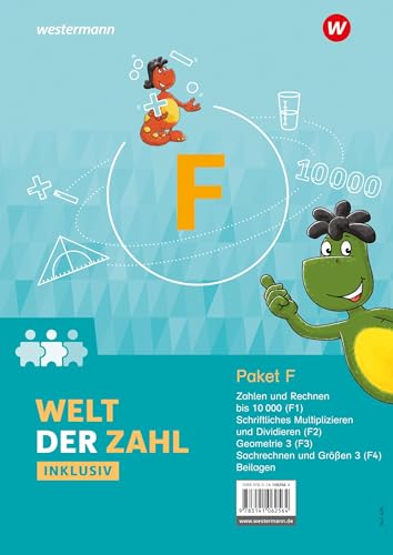 Welt der Zahl Inklusiv - Ausgabe 2021: Inklusionspaket F Hefte F1 bis F4 (Welt der Zahl: Inklusionsmaterialien - Ausgabe 2021) von Westermann Schulbuchverlag