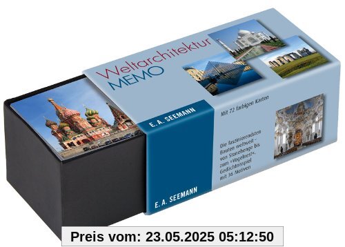 Weltarchitektur. Memo: Die faszinierendsten Bauten weltweit - von Stonehenge bis zum "Vogelnest". Gedächtnisspiel mit 36 Motiven: Die ... Vogelnest. Gedächtnisspiel mit 36 Motiven