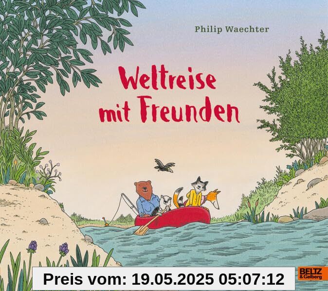 Weltreise mit Freunden: Vierfarbiges Bilderbuch