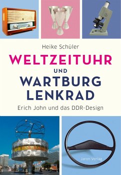 Weltzeituhr und Wartburg-Lenkrad von Jaron Verlag