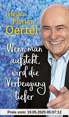 Wenn man aufsteht, wird die Verbeugung tiefer
