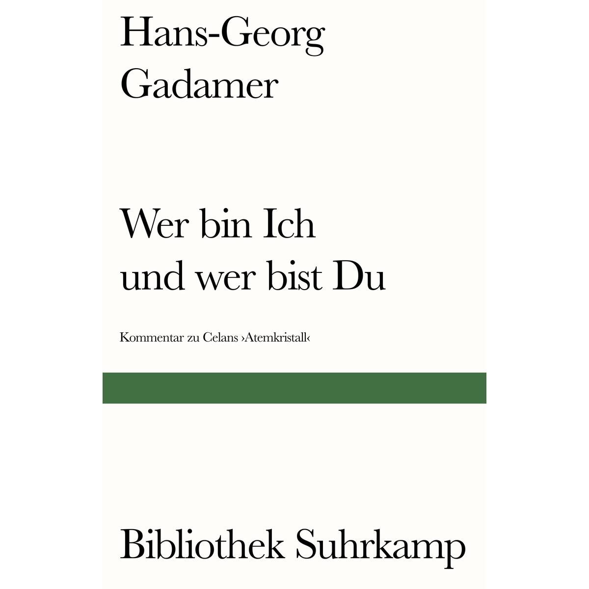 Wer bin Ich und wer bist Du? Wer bin Ich und wer bist Du? von Suhrkamp Verlag