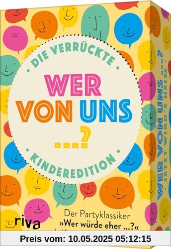 Wer von uns ...? – Die verrückte Kinderedition: Der Partyklassiker »Wer würde eher ...?« als Kartenspiel ab 6 Jahren | Das Original. Tolles Geschenk zum Kindergeburtstag und Weihnachten Wer von uns ...? – Die verrückte Kinderedition: Der Partyklassiker »Wer würde eher ...?« als Kartenspiel ab 6 Jahren | Das Original. Tolles Geschenk zum Kindergeburtstag und Weihnachten