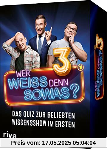 Wer weiß denn sowas? 3 – Das Quiz zur beliebten Wissensshow im Ersten: Trainiere dein Allgemeinwissen mit neuen Fragen aus der Show. Das perfekte Geschenk für alle Quiz-Fans Wer weiß denn sowas? 3 – Das Quiz zur beliebten Wissensshow im Ersten: Trainiere dein Allgemeinwissen mit neuen Fragen aus der Show. Das perfekte Geschenk für alle Quiz-Fans