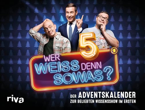 Wer weiß denn sowas? 5: Der Adventskalender zur beliebten Wissensshow im Ersten. Trainiere dein Allgemeinwissen. Geschenk für Quiz-Fans. SPIEGEL-Bestseller (WWDS Advent, Band 5) von Riva