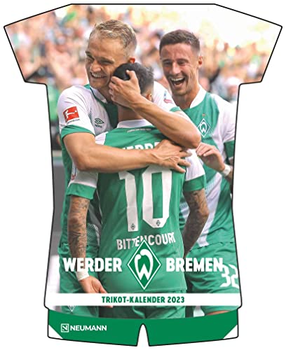 Werder Bremen 2023 - Trikotkalender - Fan-Kalender - Fußball-Kalender - 34,1x42 - Sport von teNeues Calendars & Stationery GmbH & Co. KG