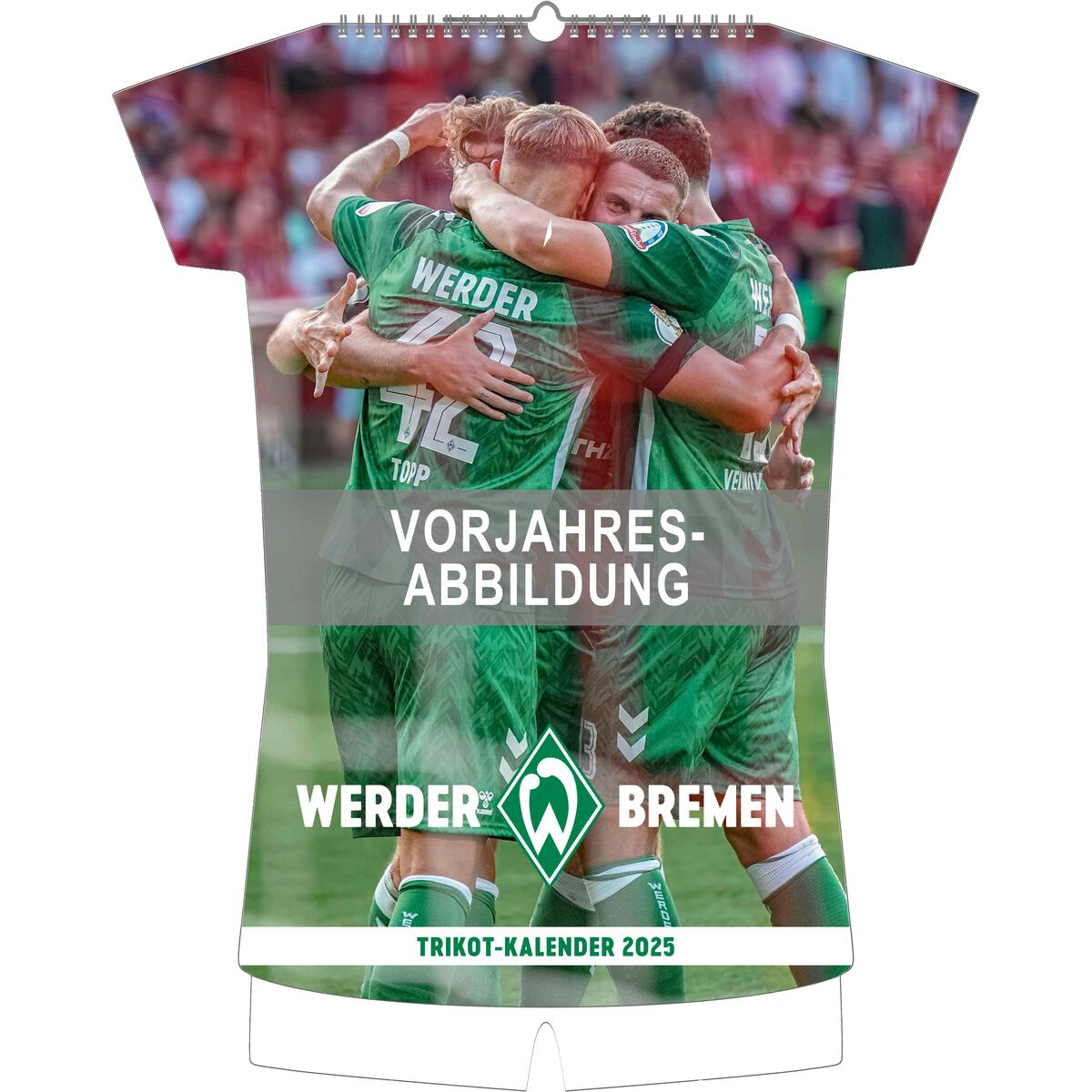 Werder Bremen 2026 - Trikotkalender - Fan-Kalender - Fußball-Kalender - 34,1x42 ... von Neumann Verlage GmbH & Co