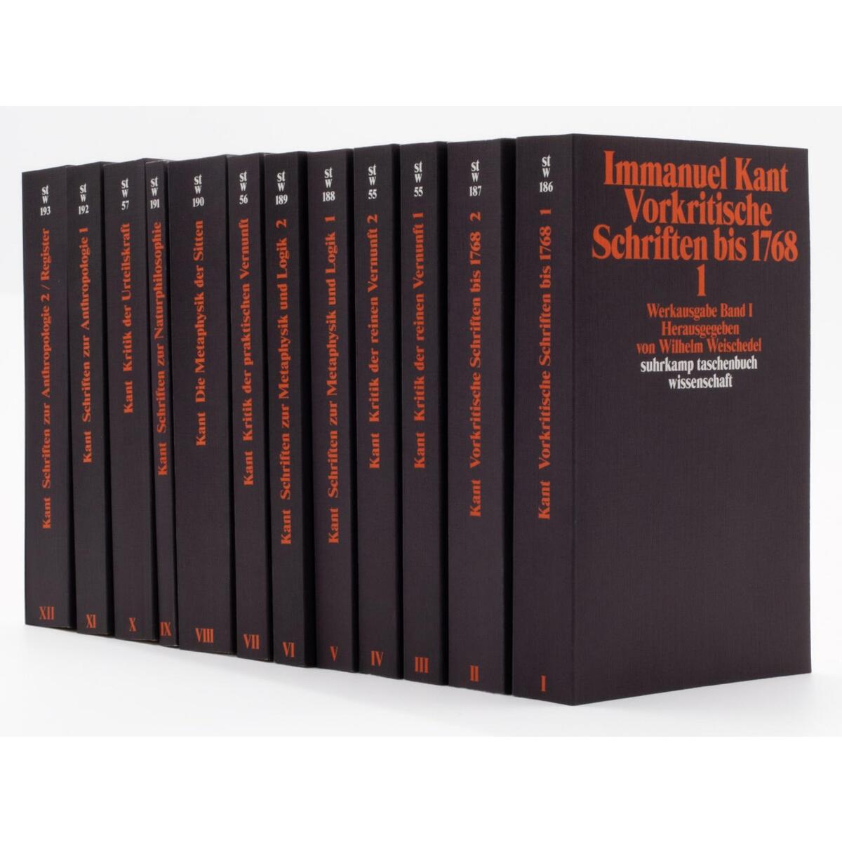 Werkausgabe. Herausgegeben von Wilhelm Weischedel. 12 Bände Werkausgabe. Herausgegeben von Wilhelm Weischedel. 12 Bände von Suhrkamp Verlag