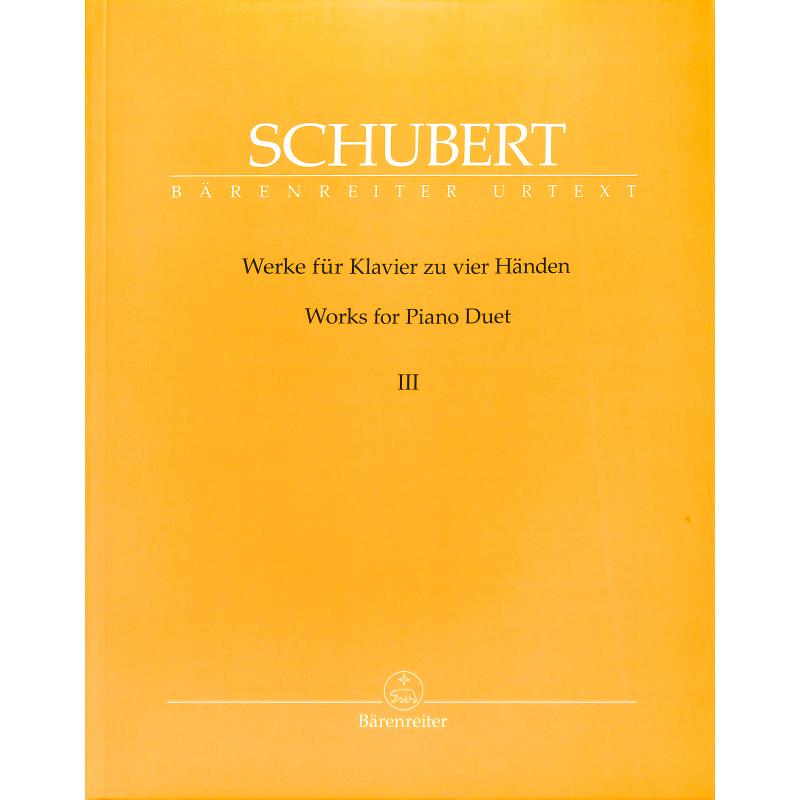 Werke für Klavier zu 4 Händen 3