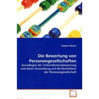 Werner, S: Die Bewertung von Personengesellschaften