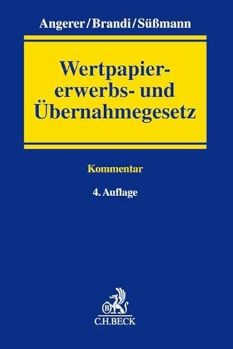 Wertpapiererwerbs- und Übernahmegesetz (WpÜG) von C.H.Beck