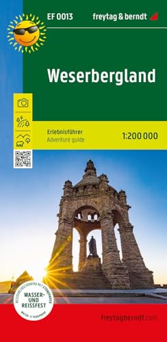 Weserbergland, Erlebnisführer 1:200.000, freytag & berndt, EF 0013: Freizeitkarte mit touristischen Infos auf Rückseite, wasserfest und reißfest (freytag & berndt Freizeitkarten) von Freytag-Berndt und ARTARIA