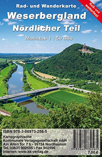 Weserbergland Nördlicher Teil: Rad- und Wanderkarte (Reiß- und Wetterfest) Weserbergland Nördlicher Teil: Rad- und Wanderkarte (Reiß- und Wetterfest) von KKV