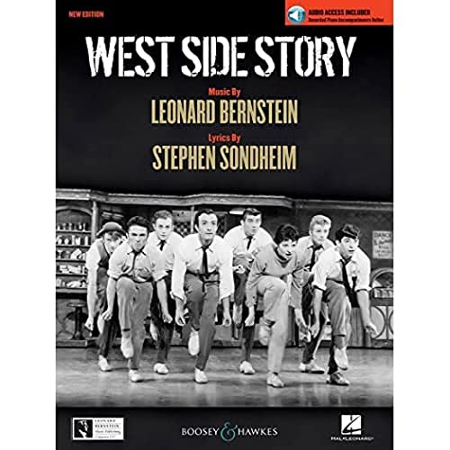 West Side Story: Piano/Vocal Selections with Piano Recording. Singstimme und Klavier. Ausgabe inkl. Play-Along.: Piano/ Vocal Selections With Piano Recording, Based on a Conception of Jerome Robbins