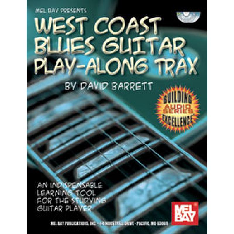 West coast blues guitar play along trax