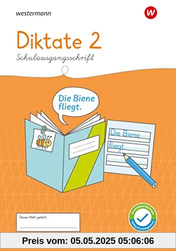 Westermann Unterrichtsmaterialien Grundschule: Diktate Heft 2 SAS: Schulausgangsschrift (Westermann Unterrichtsmaterialien Grundschule: Für das Fach Deutsch)