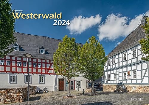Westerwald 2024 Bildkalender A3 quer, spiralgebunden von klaes-regio Fotoverlag