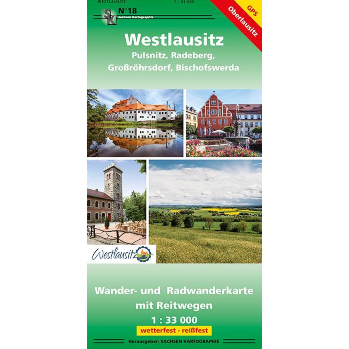 Westlausitz 1:33 000 Westlausitz 1:33 000 von Sachsen Kartographie