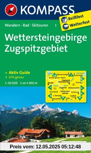 Wettersteingebirge - Zugspitzgebiet 1: 50 000: Wandern / Rad / Skitouren. GPS-geeignet Wettersteingebirge - Zugspitzgebiet 1: 50 000: Wandern / Rad / Skitouren. GPS-geeignet