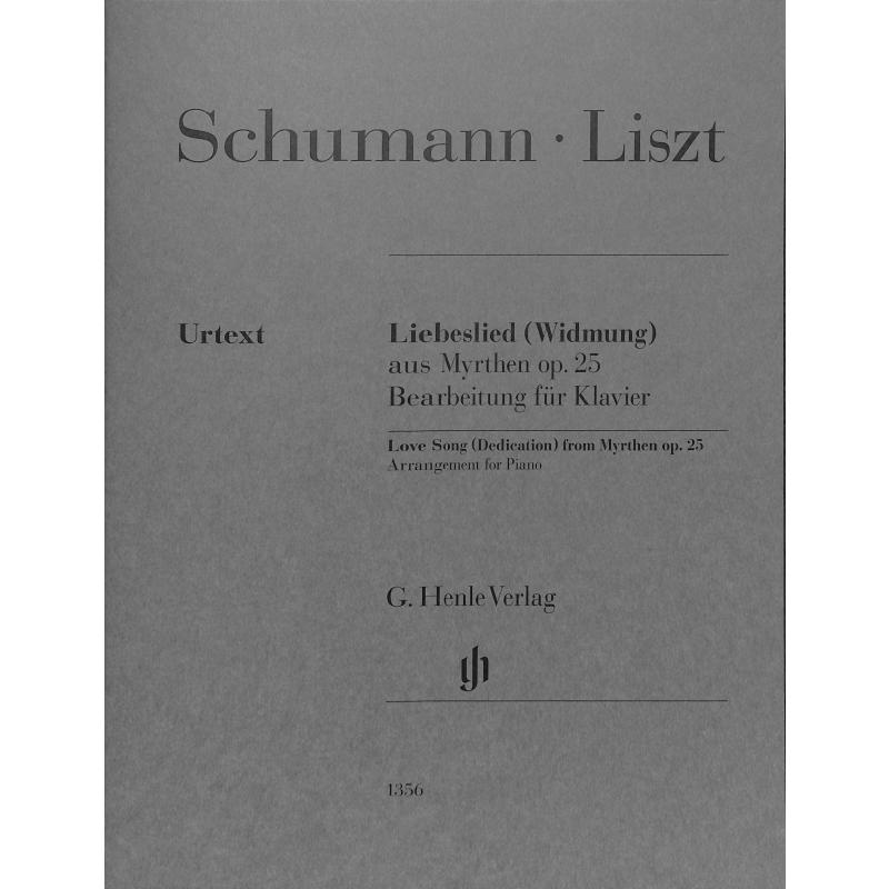 Widmung op 25/1 | Liebeslied Widmung op 25/1 | Liebeslied