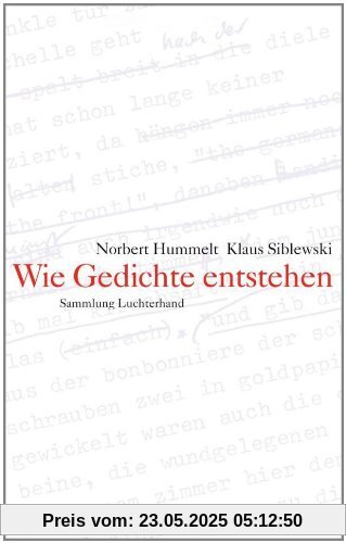 Wie Gedichte entstehen