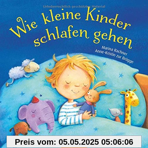 Wie kleine Kinder schlafen gehen