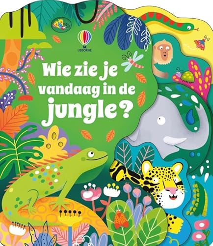 Wie zie je vandaag in de jungle? Wie zie je vandaag in de jungle? von Usborne Publishers