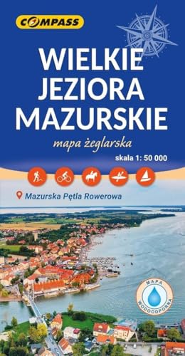 Wielkie Jeziora Mazurskie mapa żeglarska 1:50 000 Wielkie Jeziora Mazurskie mapa żeglarska 1:50 000 von Compass