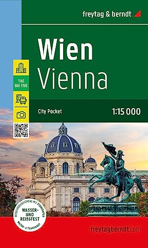 Wien, Stadtplan 1:15.000, freytag & berndt: City Pocket, Innenstadtplan, wasserfest und reißfest (freytag & berndt Stadtpläne) von Freytag-Berndt und ARTARIA