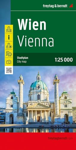 Wien, Stadtplan 1:25.000, freytag & berndt (freytag & berndt Stadtpläne) von Freytag-Berndt und ARTARIA