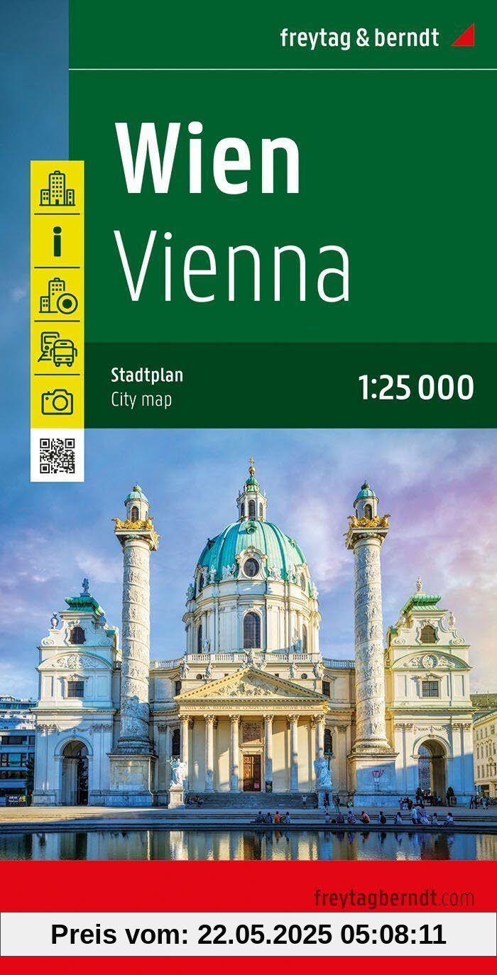 Wien, Stadtplan 1:25.000, freytag & berndt (freytag & berndt Stadtpläne)