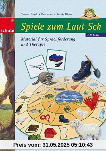 Wiesenwusels Lautbilderbücher: Spiele zum Laut SCH: Material für Sprachförderung und Therapie