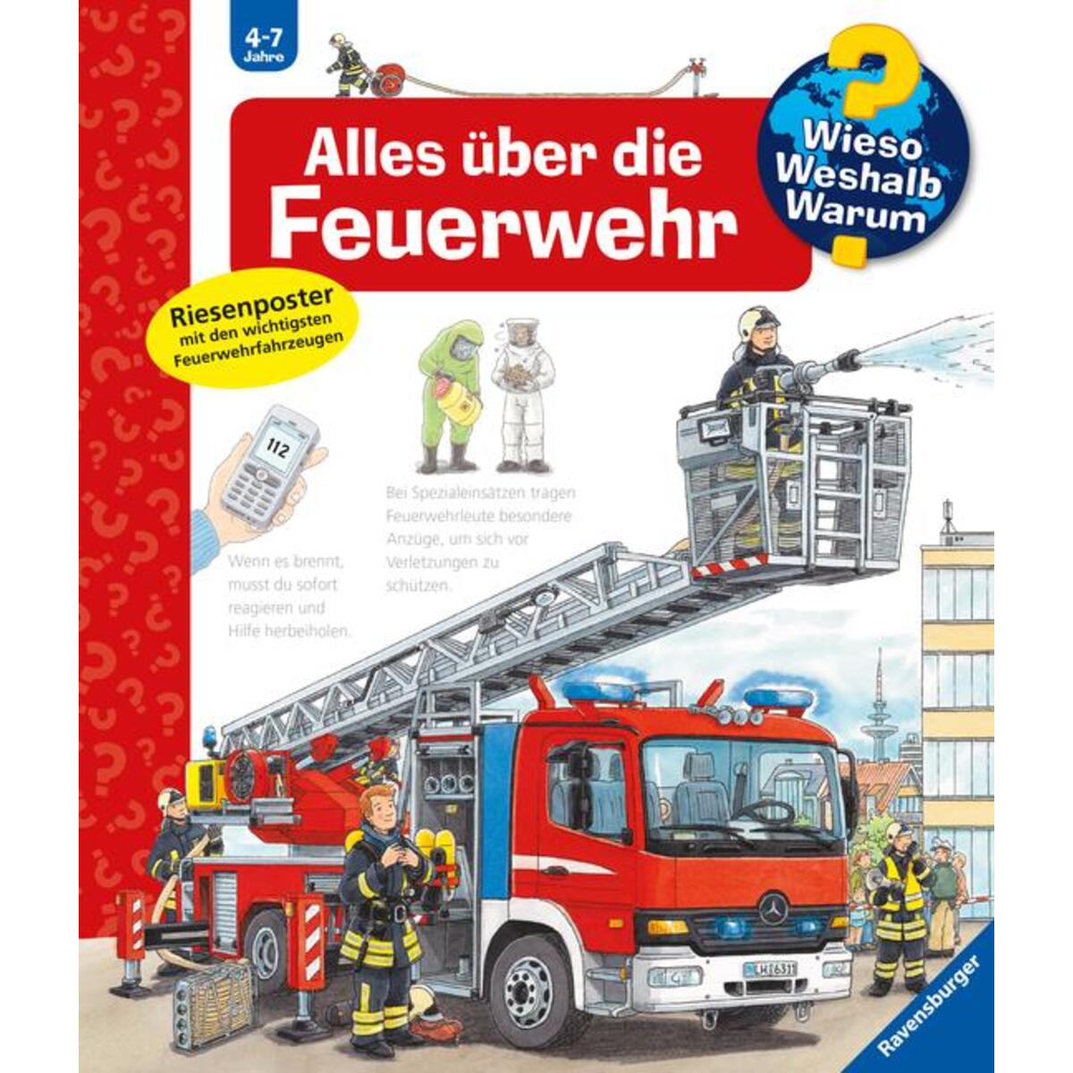 Wieso? Weshalb? Warum?, Band 2: Alles über die Feuerwehr von Ravensburger Verlag