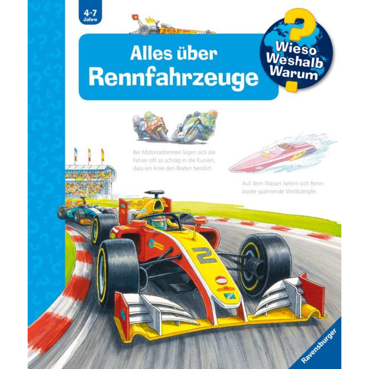 Wieso? Weshalb? Warum?, Band 69: Alles über Rennfahrzeuge von Ravensburger Verlag