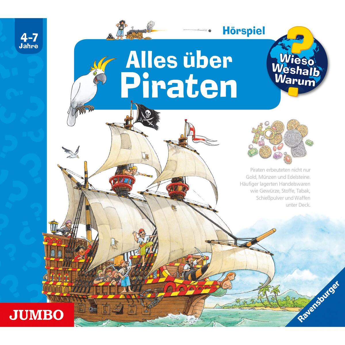 Wieso? Weshalb? Warum? Alles über Piraten. CD von Jumbo Neue Medien + Verla
