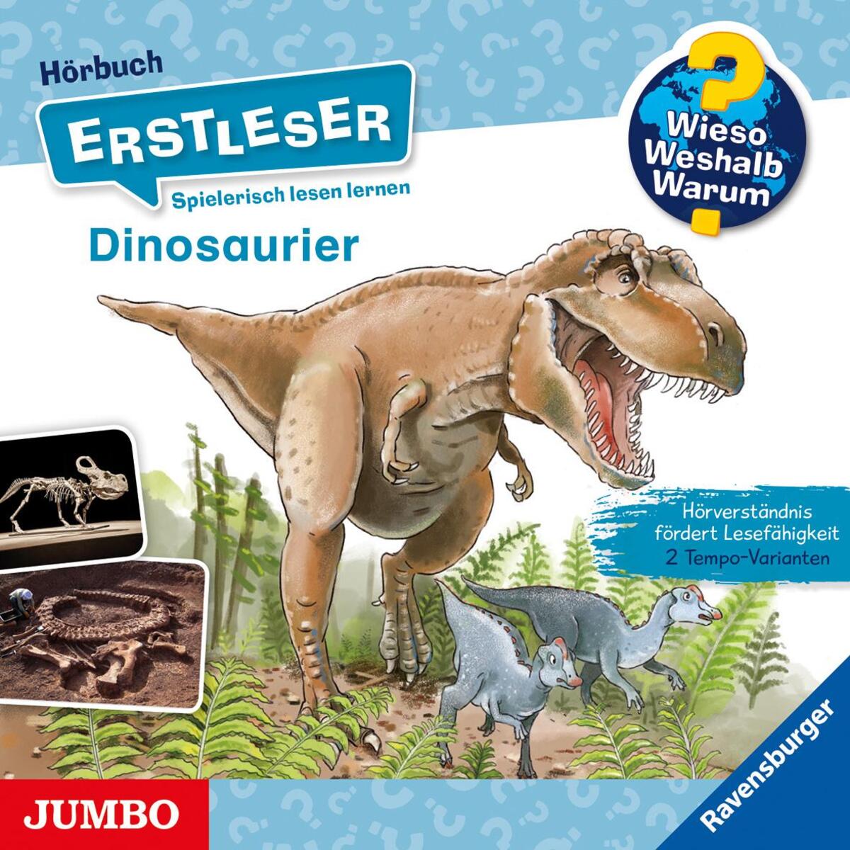 Wieso? Weshalb? Warum? Erstleser Dinosaurier von Jumbo Neue Medien + Verla