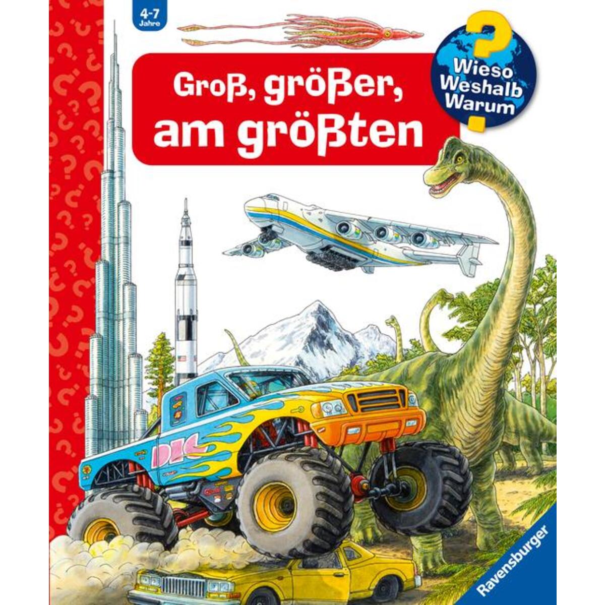 Wieso? Weshalb? Warum? Groß, größer, am größten (Riesenbuch) von Ravensburger Verlag