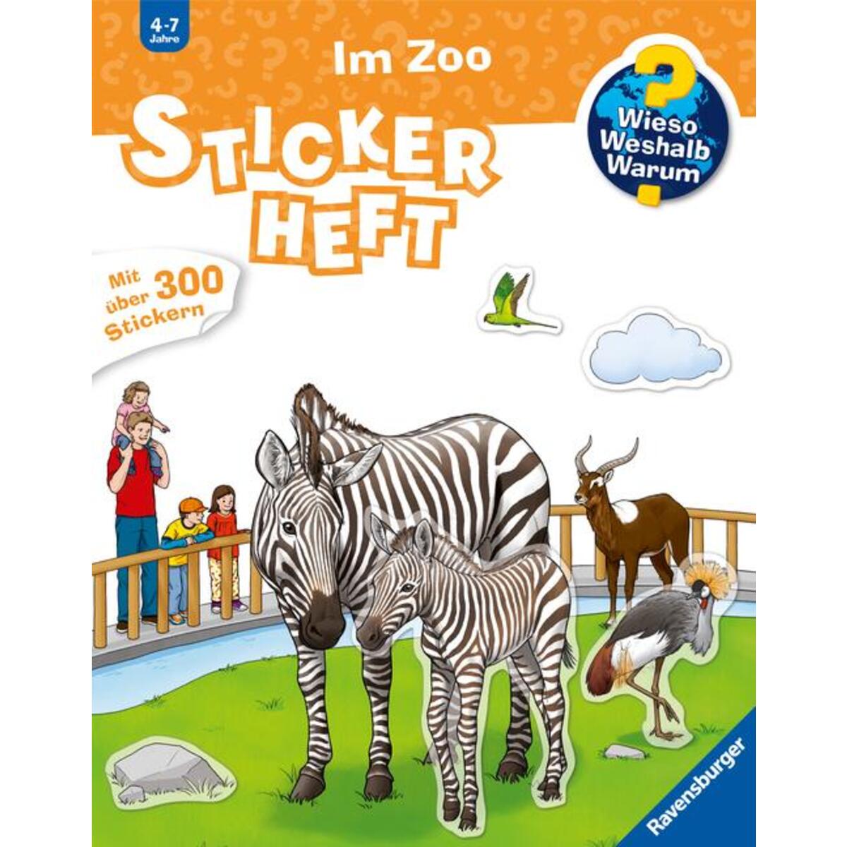 Wieso? Weshalb? Warum? Stickerheft: Im Zoo von Ravensburger Verlag