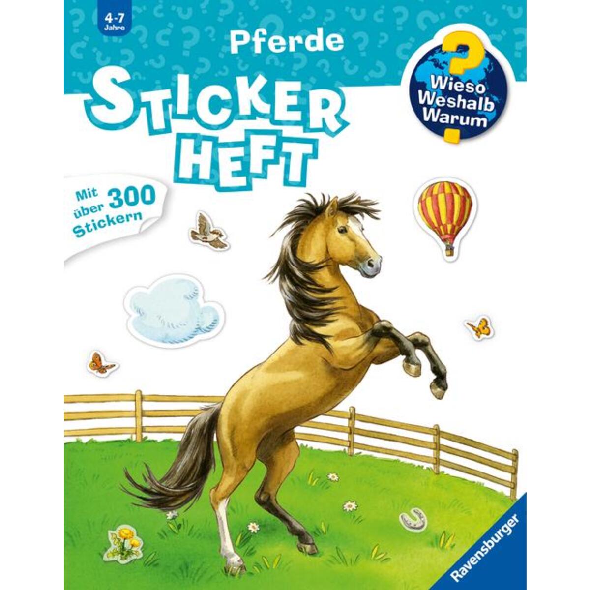 Wieso? Weshalb? Warum? Stickerheft:  Pferde von Ravensburger Verlag